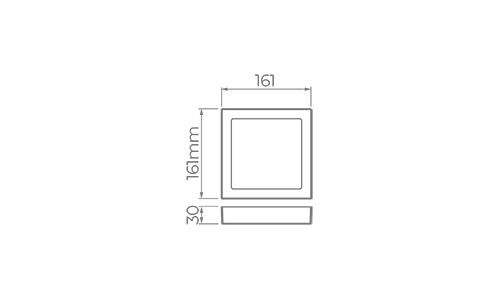 SURFACE MOUNTED PANEL ECO