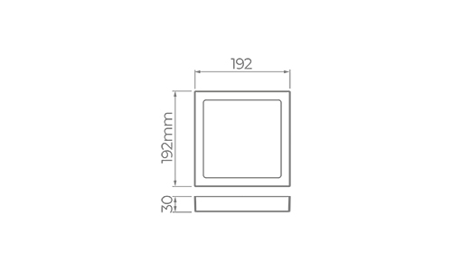 SURFACE MOUNTED PANEL ECO