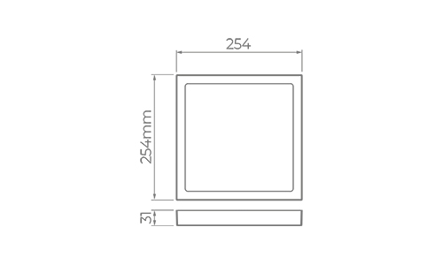 SURFACE MOUNTED PANEL ECO