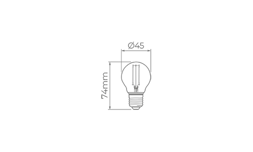 VINTAGE FILAMENT LED MINI BULB