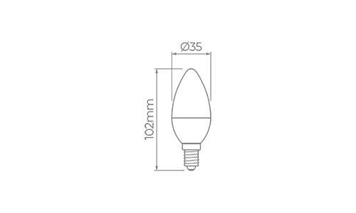 LED MATTE CANDLE
