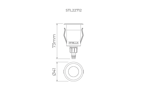 WAY UP RECESSED 24V