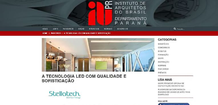 INSTITUTO DE ARQUITETOS DO BRASIL NO PARANÁ É NOSSO MAIS NOVO PARCEIRO